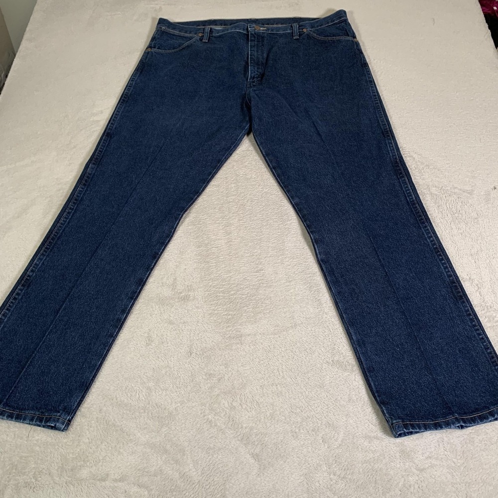 Vintage Wrangler 13MWZDD Cowboy Cut Jeans Mens 40x30 Blue Dark Straight Denim